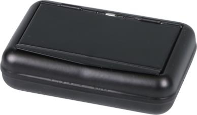 Tabakdose schwarz matt