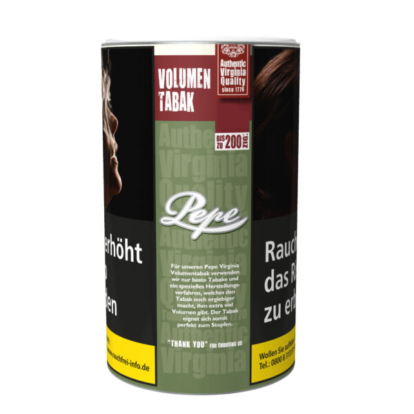 Pepe rich green Volumen Tabak XXL-Size 83g