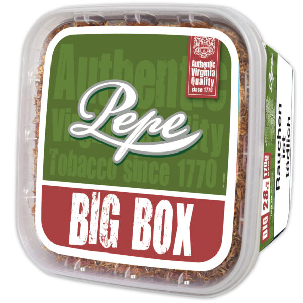 Pepe Rich Green Volumen Tabak XXXL Dose