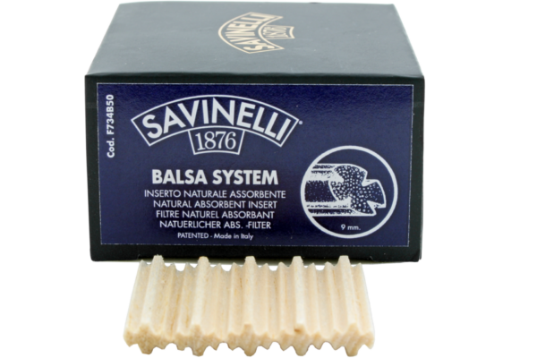 Savinelli Balsaholz Dry System 9mm 50 Stück