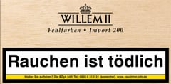 Willem II Fehlfarben Import 200 Sumatra