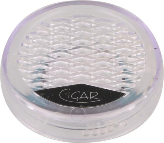 Polymerbefeuchter Cigar rund transparent