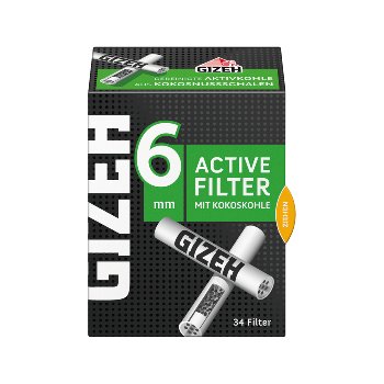 Gizeh Black Active Filter 6mm
