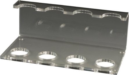 Pfeifenständer aus Acryl transparent 4er