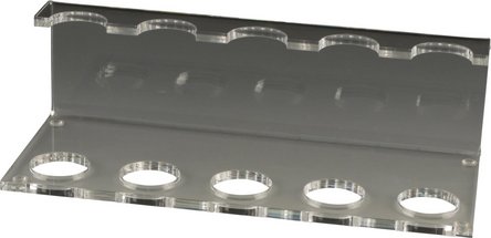 Pfeifenständer aus Acryl transparent 5er