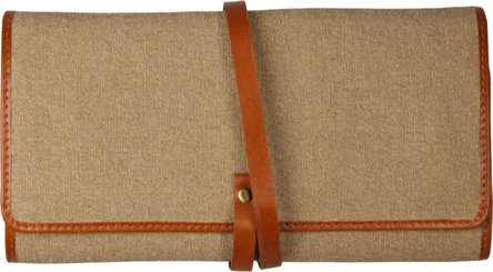 Pfeifenrollbeutel Passatore Canvas für 2 Pfeifen.