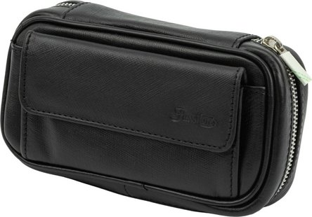 Pfeifentasche Passatore schwarz 3er