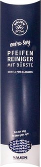 Pfeifenreiniger Vauen lang blau/weiß