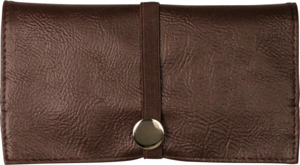 Drehertasche Lederoptik braun