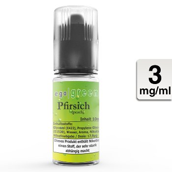 ego green Liquid Pfirsich 10 ml