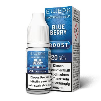 E-Liquid Nikotinsalz E'WERK Boost Blueberry 20mg