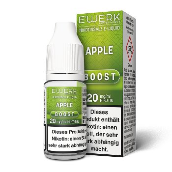 E-Liquid Nikotinsalz E'WERK Boost Apple 20mg