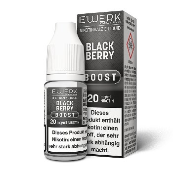 E-Liquid Nikotinsalz E'WERK Boost Blackberry 20mg