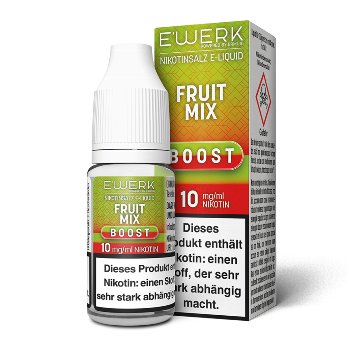 E-Liquid Nikotinsalz E'WERK Boost Fruit Mix 10mg