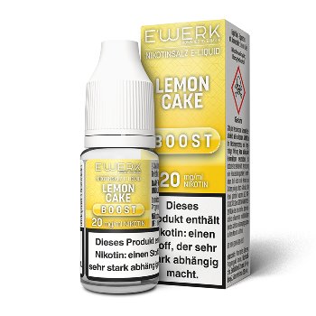 E-Liquid Nikotinsalz E'WERK Boost Lemoncake 20mg