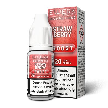 E-Liquid Nikotinsalz E'WERK Boost Strawberry 20mg