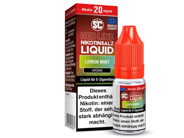 SC - Red Line - Lemon Mint - Nikotinsalz Liquid