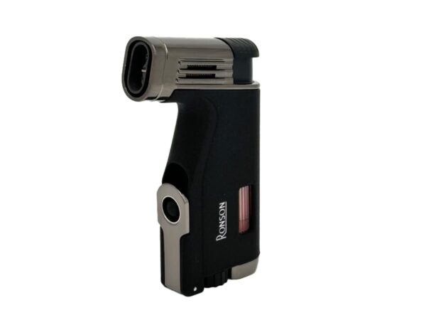 Ronson Breeze 2er Jet-Flame Lighter Crackle black