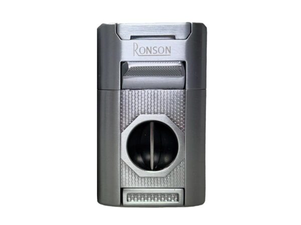 Ronson Giant Cigar 4er Jetflame chrom satin