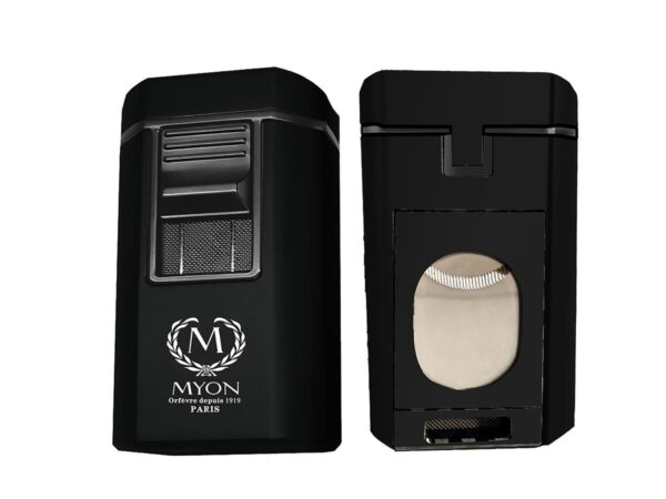 Myon 4-Jet 2 Zigarrenpiercer+Cutter black