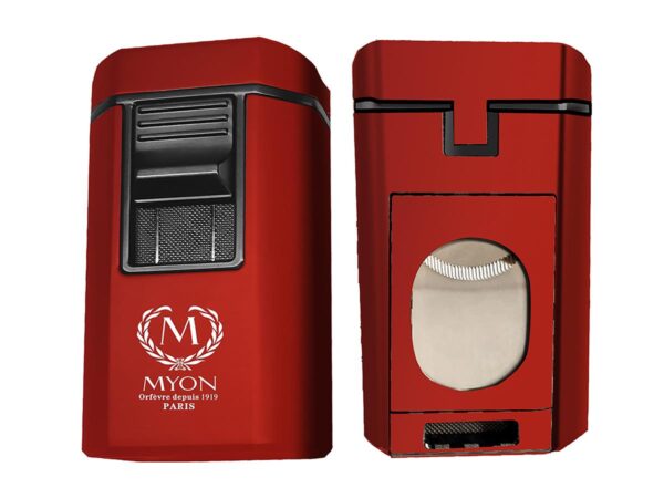 Myon 4-Jet 2 Zigarrenpiercer+Cutter red