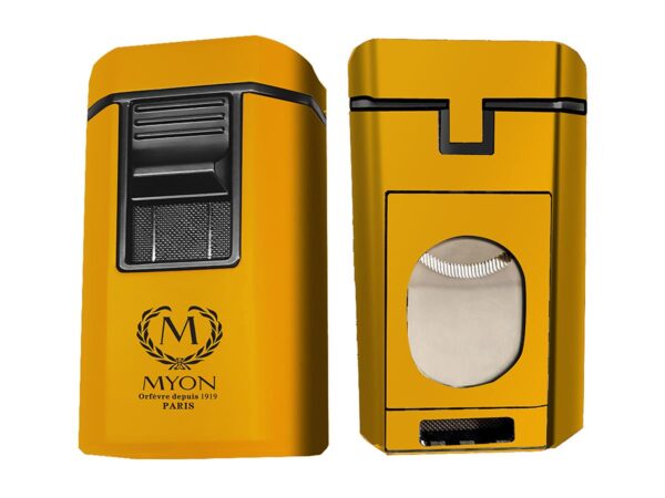 Myon 4-Jet 2 Zigarrenpiercer+Cutter gelb