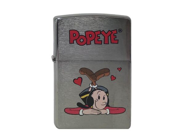 Zippo Popeye chrom Druck