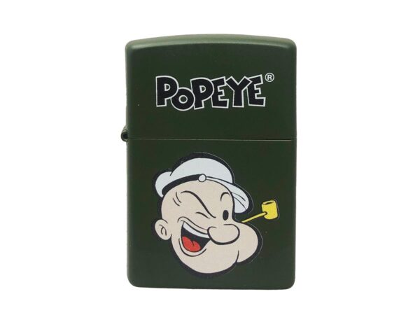 Zippo Popeye green Druck