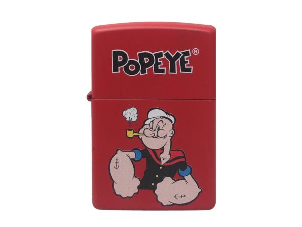 Zippo Popeye red matt Druck