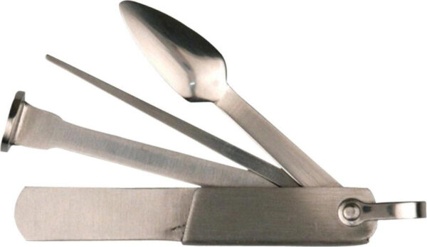 Pfeifenbesteck Chrom satiniert