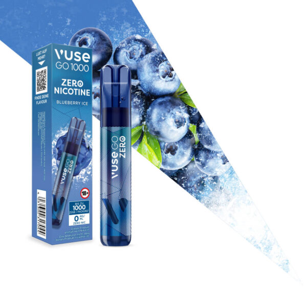 Vuse Go 1000 Blueberry Ice 0mg