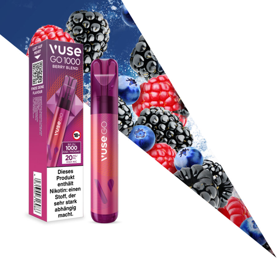 Vuse Go 1000 Berry Blend 20mg - Zigarrenhaus Sturm
