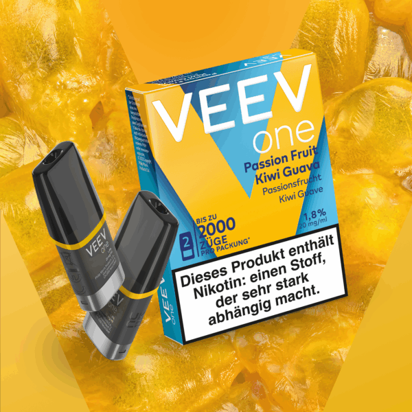 VEEV ONE Pods Passionfruit Kiwi Guava