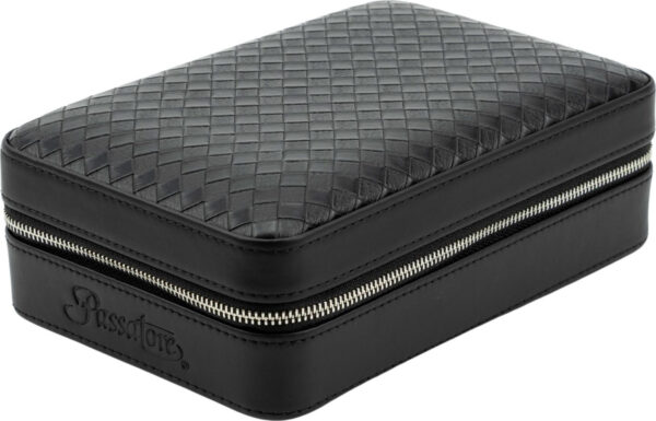 PASSATORE Reisehumidor Lederoptik schwarz