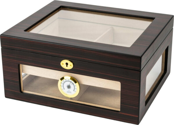 Humidor Ebony Ebony matt