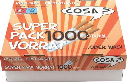 COSA 1000 Zigaretten-Hülsen