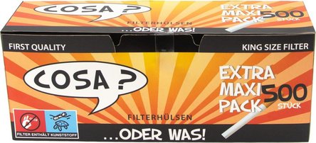 COSA 500 Zigaretten-Hülsen
