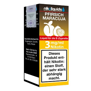 Nikoliquid ' Pfirsich-Maracuja ' 10 ml