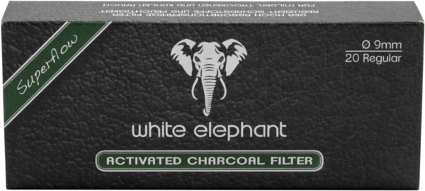 White Elephant 20 Activated Charcoal Filter 9mm