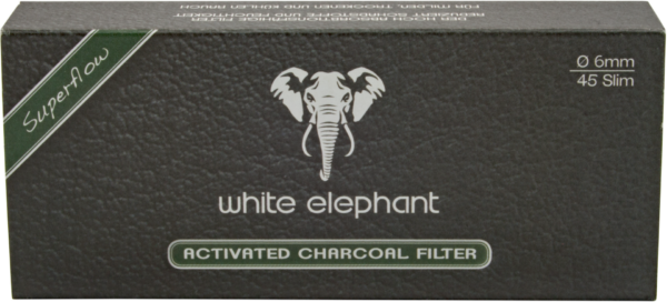 White Elephant 45 Activated Charcoal Filter 6mm