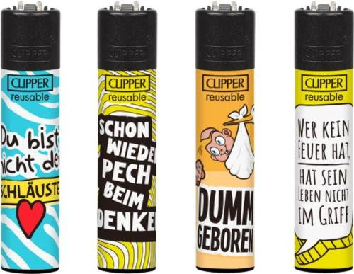 Clipper Mehrweg-Feuerzeug Dumm 2