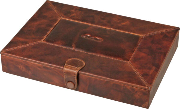 Passatore Humidor Leder braun antik