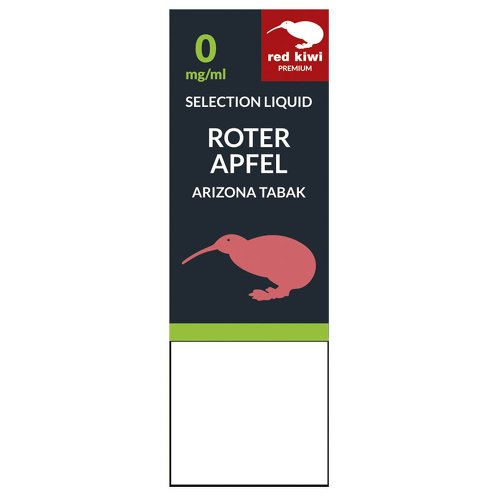 red kiwi Selection Liquid Roter Apfel Arizona Tobacco
