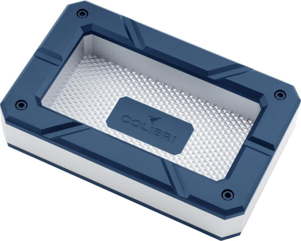 Colibri Zigarrenascher Aluminium Rally marine/silber