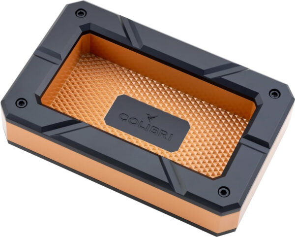 Colibri Zigarrenascher Aluminium Rally schwarz/rosegold