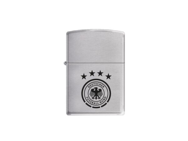 Zippo DFB Logo chrom brushed
