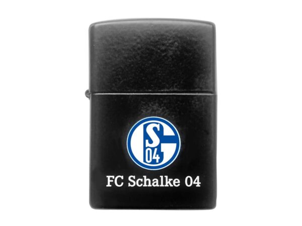 Zippo Schalke 04 schwarz Druck