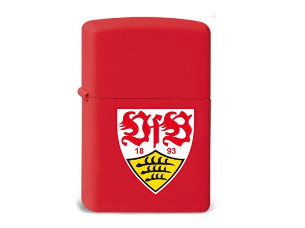 Zippo VfB Stuttgart rot matt