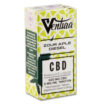 Ventura Sour Apple Diesel 6% CBD ohne Nicotin & THC
