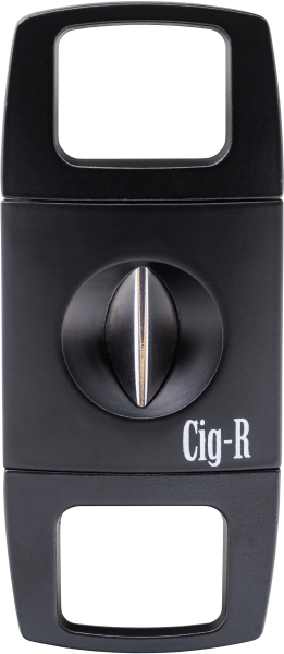 Cig-R Cigar Cutter V-Cut Black